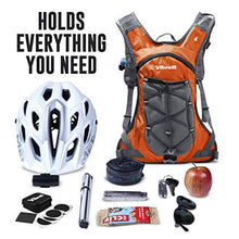 Load image into Gallery viewer, Vibrelli Hydration Pack & 2L Hydration Water Bladder - High Flow Bite Valve - Hydration Backpack with Storage - Lightweight Running Backpack, Also for Cycling, Hiking, Ski, Snow for Men, Women & Kids