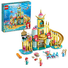 Load image into Gallery viewer, LEGO Disney Ariel's Underwater Palace 43207 Building Kit; A Fun Mermaid Princess Buildable Toy for Kids Aged 6+ (498 Pieces)