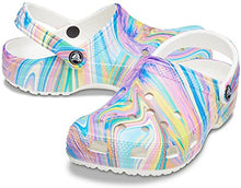 Load image into Gallery viewer, Crocs Men's and Women's Classic Tie Dye Clog, Pastel Swirl, 4 US