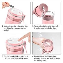 Load image into Gallery viewer, KLOUDI Portable Blender, Cordless Personal Blender Juicer, Mini Mixer, Waterproof Smoothie Blender With USB Rechargeable, BPA Free Tritan 300ml, Home, Office, Sports, Travel, Outdoors Pink