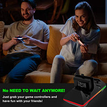 Load image into Gallery viewer, Controller Charger for Xbox One,CVIDA Dual Xbox One/One S/One Elite Charging Station with 2x 1600mAh Rechargeable Battery Packs for Two Wireless Controllers Charge Kit- Black