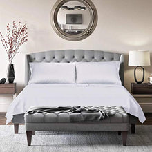 Load image into Gallery viewer, Wonwo Bed Sheet Set Queen Size Hotel Luxury Quality Sheets Brushed Microfiber 1800 Thread Count Sheets Hypoallergenic 16 inch Deep Pocket, 1 Flat Sheet, 1 Fitted Sheet, 2 Pillowcases, White