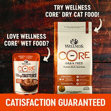 Load image into Gallery viewer, Wellness CORE Tiny Tasters Wet Cat Food, Complete & Balanced Natural Pet Food, Made with Real Meat, 1.75-Ounce Pouch, 12 Pack (Adult Cat, Chicken Pate)