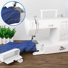 Load image into Gallery viewer, Sewing Machines, Portable Embroidery Machine with 200 Built-in Stitches and 8 Buttonhole Patterns, Portable Sewing Machine for Sewing, Hem, Reverse Sewing Equipped with Lighting (AA-Sewing Machine)
