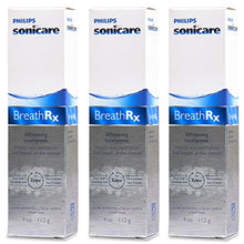 Load image into Gallery viewer, BreathRx Whitening Toothpaste, 4-Ounce Tubes. Family Size (Pack of 3)