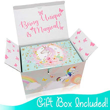 Load image into Gallery viewer, The Memory Building Company Unicorn Jewelry Box for Girls & Boys - Musical Girls Jewelry Organizer Box - Granddaughter Gifts for 8-Year-Old Girls