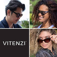 Load image into Gallery viewer, VITENZI Bifocal Sunglasses Cat Eye Readers for Reading Under The Florence Sun in Black 1.50