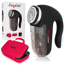 Load image into Gallery viewer, Alwayslux EasyLint Professional Sweater Shaver Best Rated Lint Fuzz Pill Remover for Clothes, Fabrics and Furniture. Includes Zipper Storage Case.