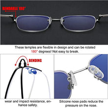 Load image into Gallery viewer, Reading Glasses Blue Light Blocking For Men Women Computer Readers Lightweight Spring Hinges Metal Frame Glasses