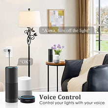 Load image into Gallery viewer, Smart Plugs That Work with Alexa, Google Home Assistant & IFTTT, Dual Sockets 2.4G WiFi Outlet Compatible with Avatar Controls, Smart Life & Tuya APP - Energy Monitoring, Timer, Group Remote Control