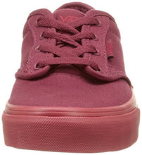 Load image into Gallery viewer, Vans Atwood Check Liner Burgundy Kids Shoes VN0003Z9IB3 (13.5, Numeric_13_Point_5)