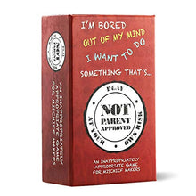 Load image into Gallery viewer, Not Parent Approved: A Fun Card Game for Kids, Tweens, Teens, Families and Mischief Makers - The Original, Hilarious Family Party Game