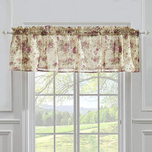 Load image into Gallery viewer, Greenland Home Antique Rose Valance, 84 by 21-Inch