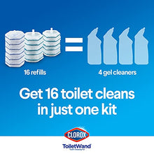 Load image into Gallery viewer, Clorox ToiletWand Disposable Toilet Cleaning System - ToiletWand, Storage Caddy and 16 Disinfecting ToiletWand Refill Heads (Package May Vary)