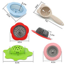 Load image into Gallery viewer, Acrylic Pouring Strainers, Angela&Alex 5 PCS Flow Painting Tools Christmas DIY Kits Drawing Sets Flower Strainers Plastic Silicone Drain Basket Unique Pattern Train Art Supplies