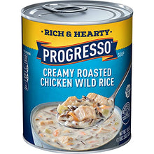 Load image into Gallery viewer, Progresso Rich and Hearty, Creamy Roasted Chicken Wild Rice Soup, 18.5 oz