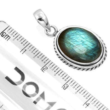 Load image into Gallery viewer, 925 Sterling Silver Women Jewelry Natural Labradorite Pendant