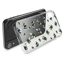 Load image into Gallery viewer, NALIA Motif Case Compatible with iPhone XR, Pattern Design Silicone Back Cover Protector Soft Skin, Crystal Gel Shockproof Smart-Phone Bumper Slim Transparent Protective, Designs:Bumblebee