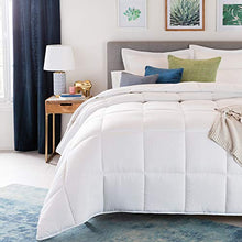 Load image into Gallery viewer, LINENSPA LS70FFMICO All-Season White Down Alternative Quilted Comforter - Corner Duvet Tabs - Hypoallergenic - Plush Microfiber Fill - Machine Washable - Duvet Insert or Stand-Alone Comforter - Full