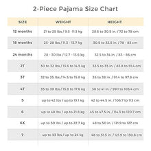 Load image into Gallery viewer, Burt's Bees Baby baby girls Pajamas, 2-piece Pj Set, 100% Organic Cotton (12 Mo-7 Yrs) Pajama Set, Heather Grey Rugby Stripe, 5T US