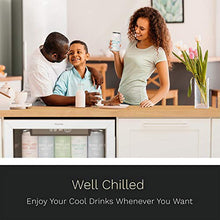 Load image into Gallery viewer, hOmeLabs Beverage Refrigerator and Cooler - 120 Can Mini Fridge with Glass Door for Soda Beer or Wine - Small Drink Dispenser Machine for Office or Bar with Adjustable Removable Shelves