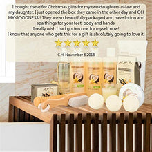 Load image into Gallery viewer, Premium Deluxe Bath & Body Gift Basket. Ultimate Large Natural Spa Basket! #1 Spa Gift Basket for Women & Bath Gift Sets for Women! Sulfate & Paraben Free Home Spa Gift Set