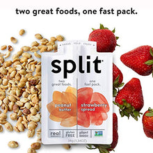 Load image into Gallery viewer, Split Nutrition Peanut Butter and Strawberry Squeeze Packs, Gluten-free, Pantry Snack, Non-GMO, Real Food, Made with Zero Artificial Preservatives or Sweeteners, Pack of 10 (1.34 ounce each)