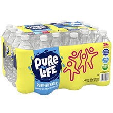Load image into Gallery viewer, Nestle Pure Life Purified Water, 16.9 fl oz. Plastic (pack of 24)