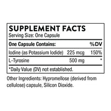 Load image into Gallery viewer, Thorne Research - Iodine & Tyrosine - Mineral and Amino Acid Support for Healthy Thyroid Function - 60 Capsules