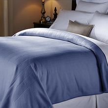 Load image into Gallery viewer, Sunbeam Heated Blanket | 10 Heat Settings, Quilted Fleece, Newport Blue, Twin - BSF9GTS-R595-13A00