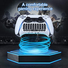 Load image into Gallery viewer, Donop Wireless Controller Keyboard for PS5 Controllers, Built-in Speaker & 3.5MM Audio Jack, for Play-Station 5 Controller Voice Chat Board (White)
