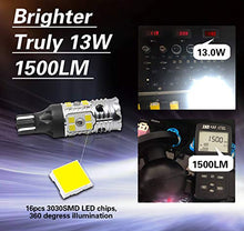 Load image into Gallery viewer, LASFIT 921 LED Bulb 912 T15 Reverse Back Up Light CANBUS Error Free Bulb 904 916 6000K Xenon White , 2022 New Upgrade Design(Pack of 2)