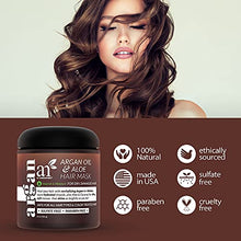 Load image into Gallery viewer, artnaturals Argan Hair Mask Conditioner - (8 Oz/226g) - Deep Conditioning Treatment - Organic Jojoba Oil, Aloe Vera & Keratin - Repair Dry, Damaged, Color Treated, Natural Hair Growth - Sulfate Free