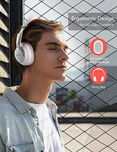 Load image into Gallery viewer, Hybrid Active Noise Cancelling Headphones, SuperEQ S1 Wireless Over Ear Bluetooth Headset, 45H Playtime, Hi-Res Audio, Deep Bass, Wireless & Wired 2-in-1 Ideal for Travel Home Office (White)