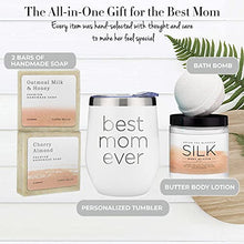 Load image into Gallery viewer, Gifts for Mom - Mother's Day Gifts Set for Mom - Relaxing Spa Gift Box Basket for Moms Birthday from Daughter Son Kids - Tumbler w/Bath Set - Basket Care Package Present Ideas for Mother