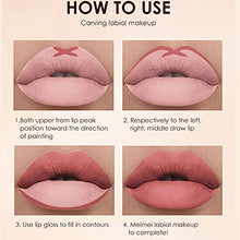 Load image into Gallery viewer, 12Pcs Matte Liquid Lipstick + Lip Liner Pens Set, One Step Lips Makeup Kits Pigment Velvety Nude Lip Stain Waterproof Long Wear Lip Gloss Make up Gift Set