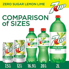 Load image into Gallery viewer, Diet 7UP Lemon Lime Soda, Zero Calories and Caffeine Free, 12 Fl Oz Cans (pack of 12)