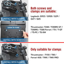 Load image into Gallery viewer, DIWANGUS Racing Steering Wheel Stand Collapsible Tilt-Adjustable Racing Stand for Logitech G920 G29 G923 Supporting Thrustmaster T300 T150 TX T248 458 Xbox PS4 PS5 PC