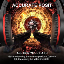 Load image into Gallery viewer, COLUSI Super Lightweight Gaming Headset Xbox One Headset,PS4 Headset with Mic&LED Light,Compatible with PC,Laptop,PS4,Xbox One Conntroller(Adapter Not Included),Ipad,Mobile Phone(Red)