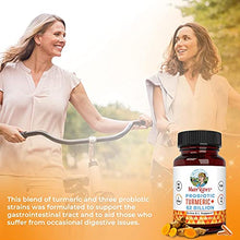 Load image into Gallery viewer, Probiotic Turmeric + Extra GI - Support 62 Billion CFU - by MaryRuth's - Organic Ingredients Turmeric Complex with Probiotics - Turmeric Curcumin Capsules for Digestion - Plant-Based Vegan - 60 ct