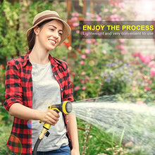 Load image into Gallery viewer, Garden Hose Expandable 50FT, Flexible Water Hose with Powerful Nozzle Spray, Car Wash Hose with Good Pressure, Expanding hose with 3/4“ Brass Connector, Hose with Metal 9 Function Spray Nozzle Storage