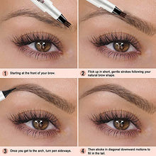 Load image into Gallery viewer, iMethod Eyebrow Pen - Eyebrow TattooPen, Brow Pen, Long Lasting, Waterproof and Smudge-proof, Dark Brown