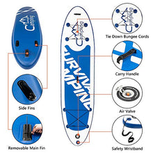Load image into Gallery viewer, Bysesion GT2-XJ 11' Adult Inflatable SUP Stand Up Paddle Board White & Dark Blue & Black