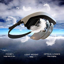 Load image into Gallery viewer, 90°FOV AR Headset, Smart AR Glasses 3D Video Augmented Reality VR Headset Glasses for iPhone & Android (4.5-5.5'' Screen), 3D Videos and Games