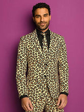 Load image into Gallery viewer, OppoSuits Men's The Jag Party Costume Suit, Brown, 48