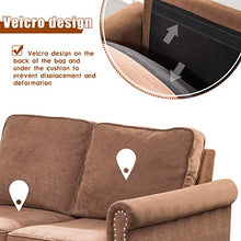Load image into Gallery viewer, Sofa Set Sectional Sofa for Living Room Modern Sofa Couch and Sofas Contemporary Fabric Loveseat Sofa for Home Furniture 3 Seat Futon