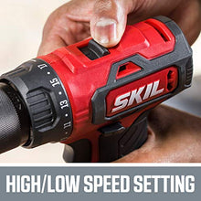 Load image into Gallery viewer, SKIL PWRCore 20 Brushless 20V 1/2 Inch Drill Driver, Includes 2.0Ah Lithium Battery and PWRJump Charger - DL529302