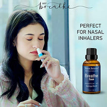 Load image into Gallery viewer, Breathe Essential Oil Blend 30 ml - Pure, Natural Breath Easy Essential Oil from Eucalyptus, Peppermint, Rosemary, Niaouli - Helps Ease Sinus, Colds, Cough and Congestion - Nexon Botanics