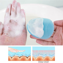 Load image into Gallery viewer, Super Soft Silicone Face Cleanser and Massager Brush Manual Facial Cleansing Brush Handheld Mat Scrubber For Sensitive, Delicate, Dry Skin (Pack of 4)