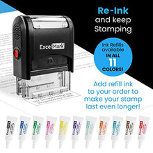 Load image into Gallery viewer, Self Inking Rubber Stamp with up to 4 Lines of Custom Text (42A1848)